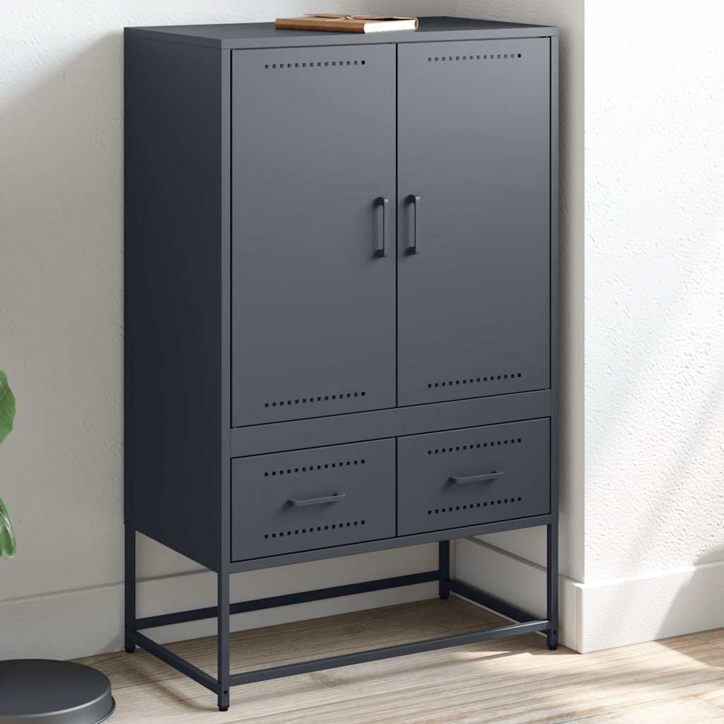 Högskåp 68X39X111,5 Cm Stål