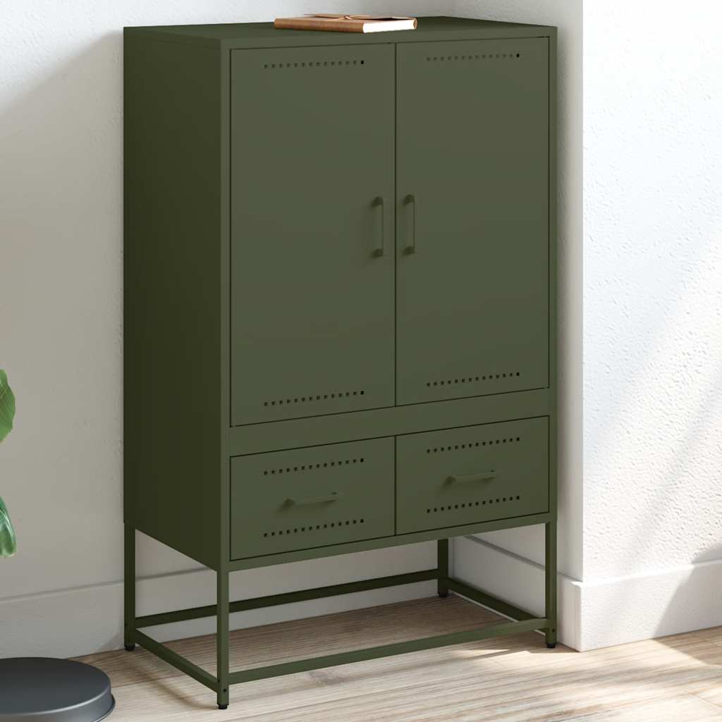 Högskåp 68X39X111,5 Cm Stål