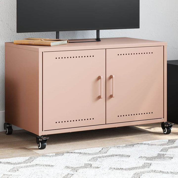 Tv-Bänk 68X39X43,5 Cm Kallvalsat Stål