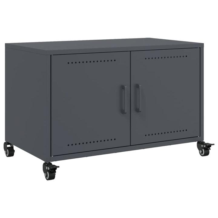 Tv-Bänk 68X39X43,5 Cm Kallvalsat Stål