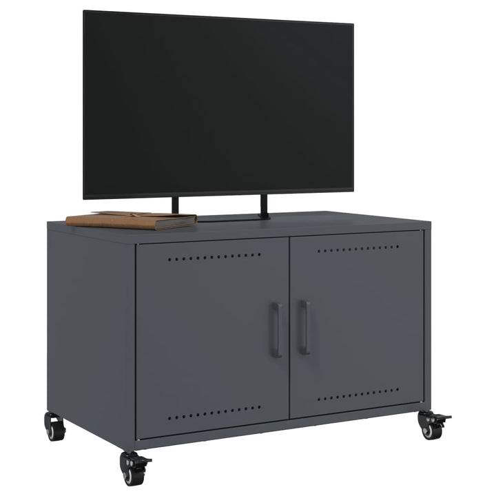 Tv-Bänk 68X39X43,5 Cm Kallvalsat Stål