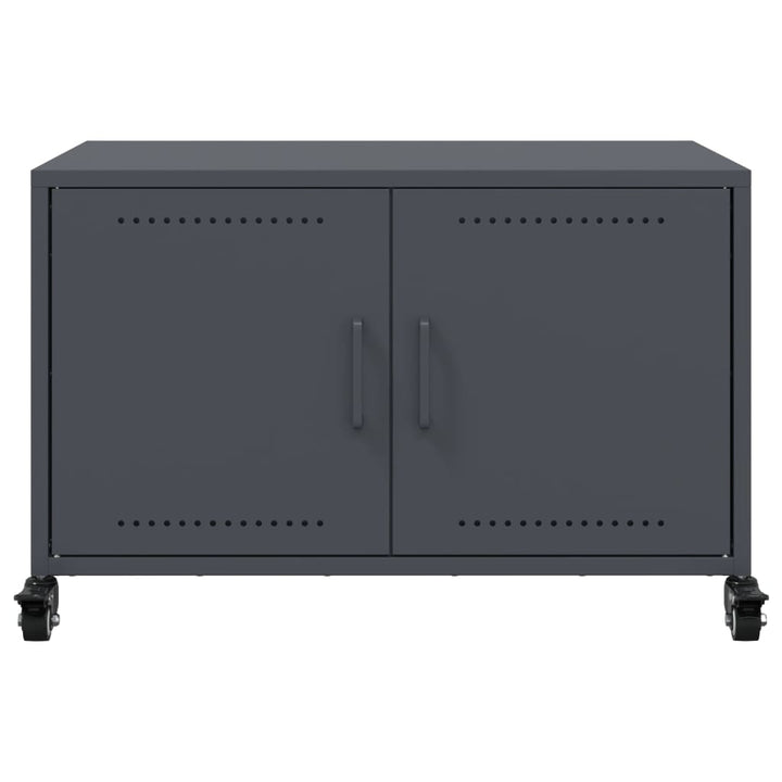 Tv-Bänk 68X39X43,5 Cm Kallvalsat Stål