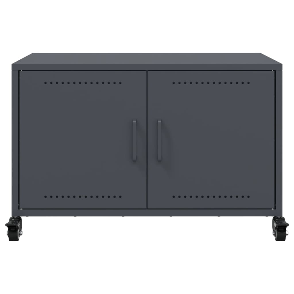 Tv-Bänk 68X39X43,5 Cm Kallvalsat Stål