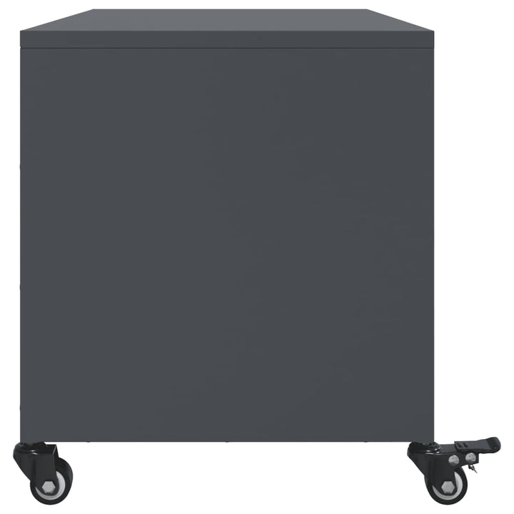 Tv-Bänk 68X39X43,5 Cm Kallvalsat Stål