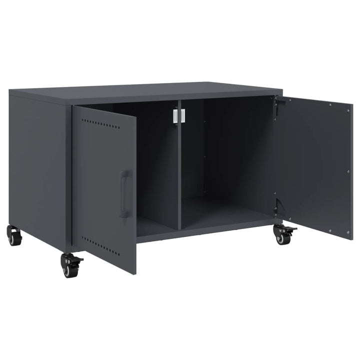 Tv-Bänk 68X39X43,5 Cm Kallvalsat Stål