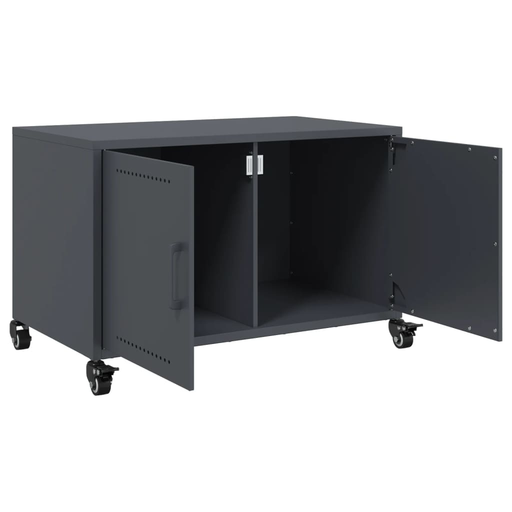 Tv-Bänk 68X39X43,5 Cm Kallvalsat Stål