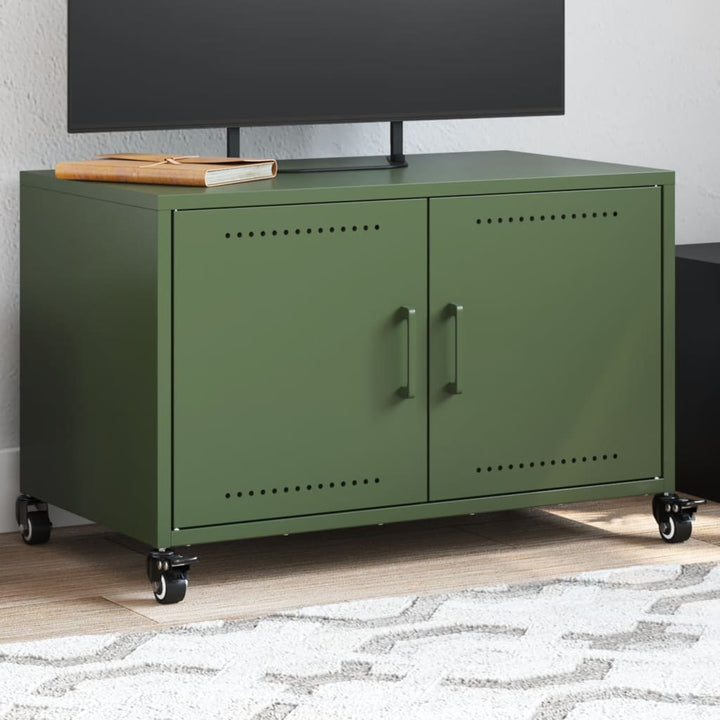 Tv-Bänk 68X39X43,5 Cm Kallvalsat Stål