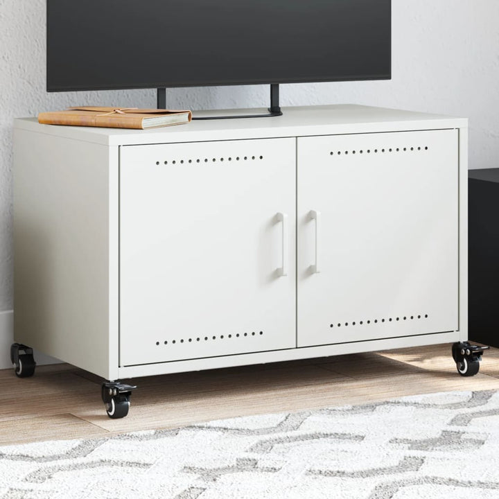 Tv-Bänk 68X39X43,5 Cm Kallvalsat Stål