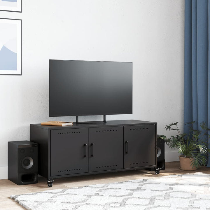 Tv-Bänk 100,5X39X43,5 Cm Stål