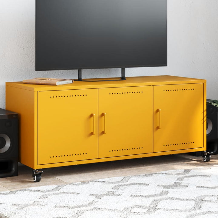 Tv-Bänk 100,5X39X43,5 Cm Stål