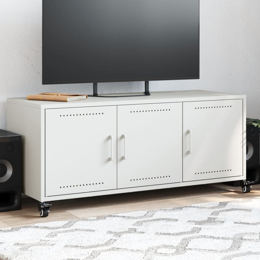 Tv-Bänk 100,5X39X43,5 Cm Stål