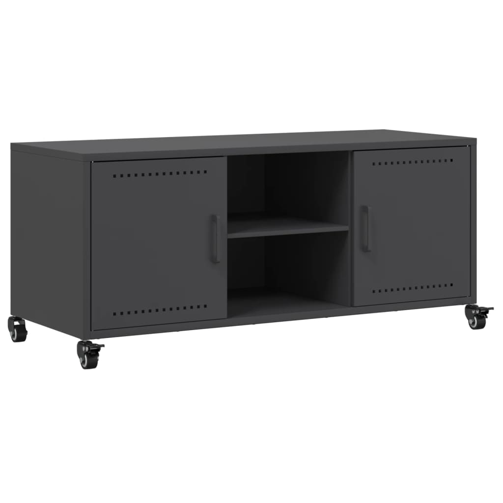 Tv-Bänk 100,5X39X43,5 Cm Stål
