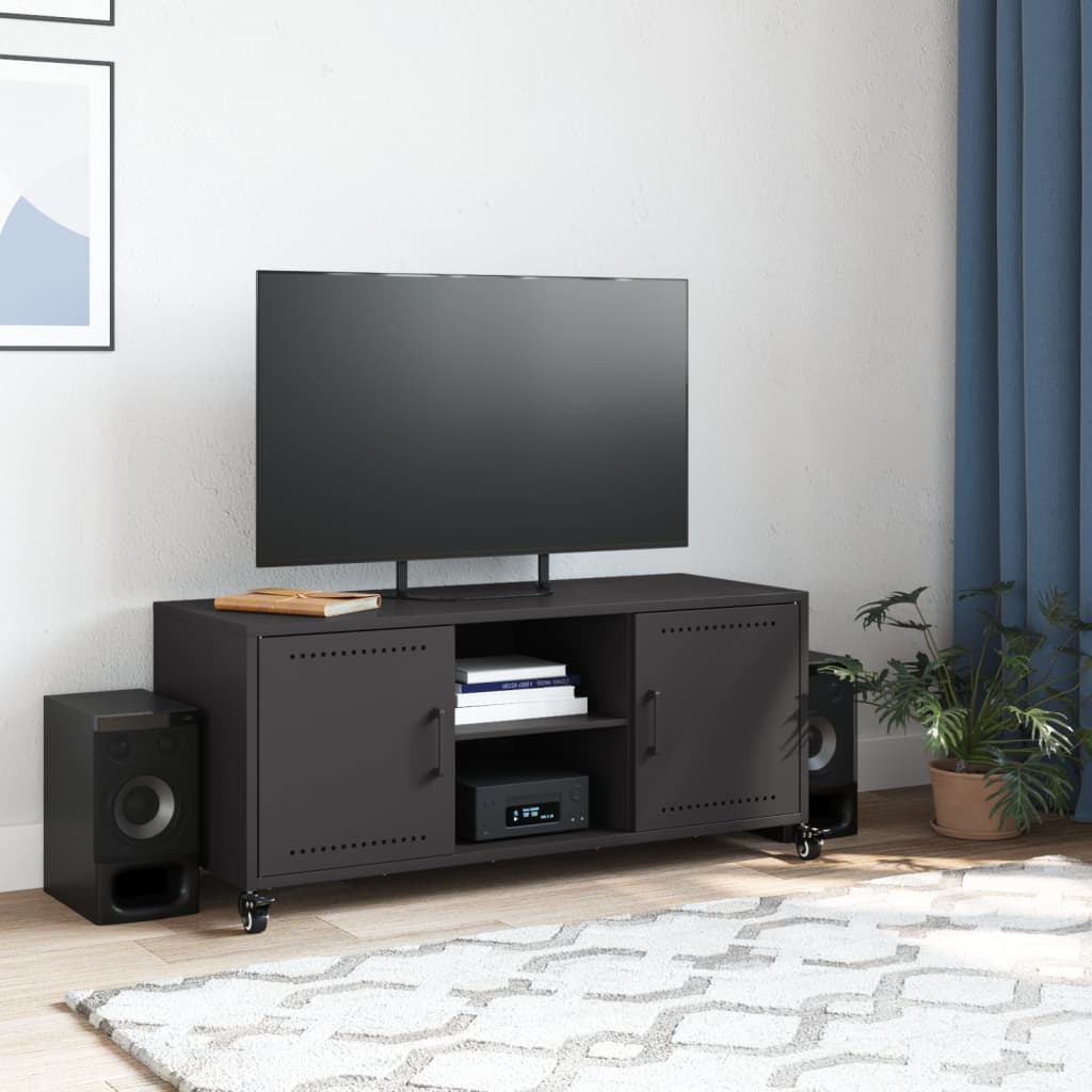 Tv-Bänk 100,5X39X43,5 Cm Stål