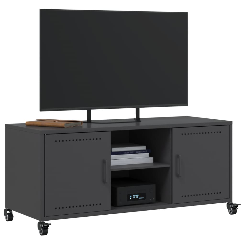Tv-Bänk 100,5X39X43,5 Cm Stål