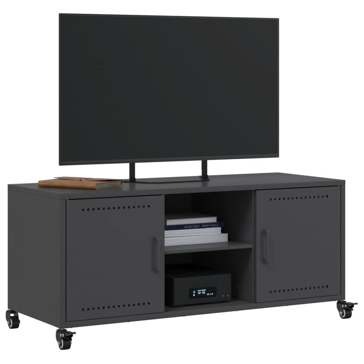 Tv-Bänk 100,5X39X43,5 Cm Stål
