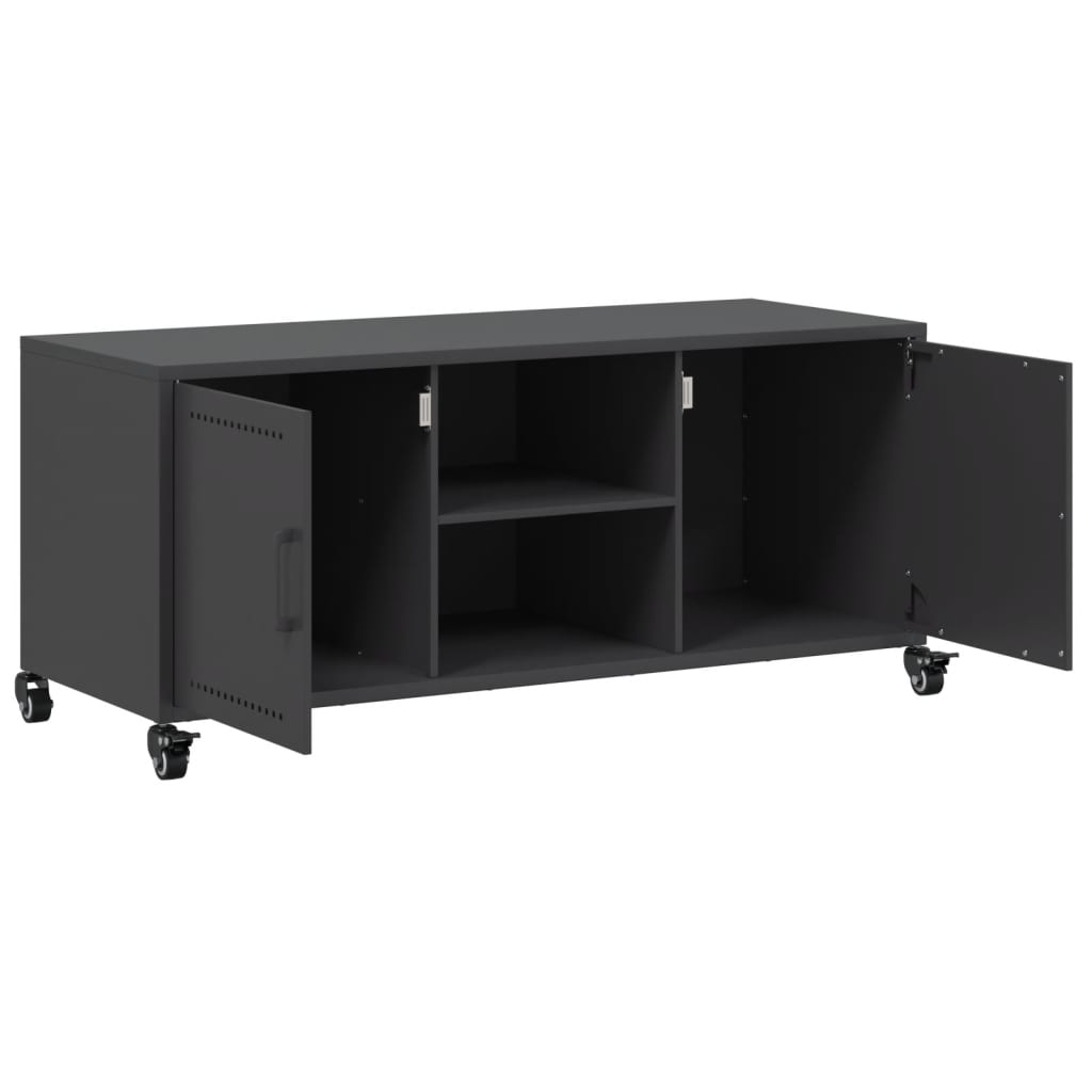 Tv-Bänk 100,5X39X43,5 Cm Stål