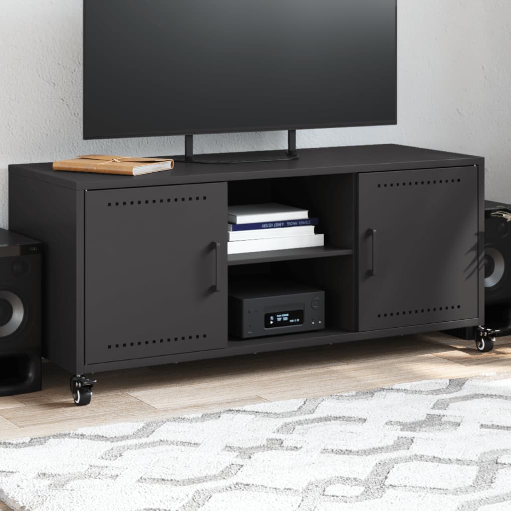 Tv-Bänk 100,5X39X43,5 Cm Stål