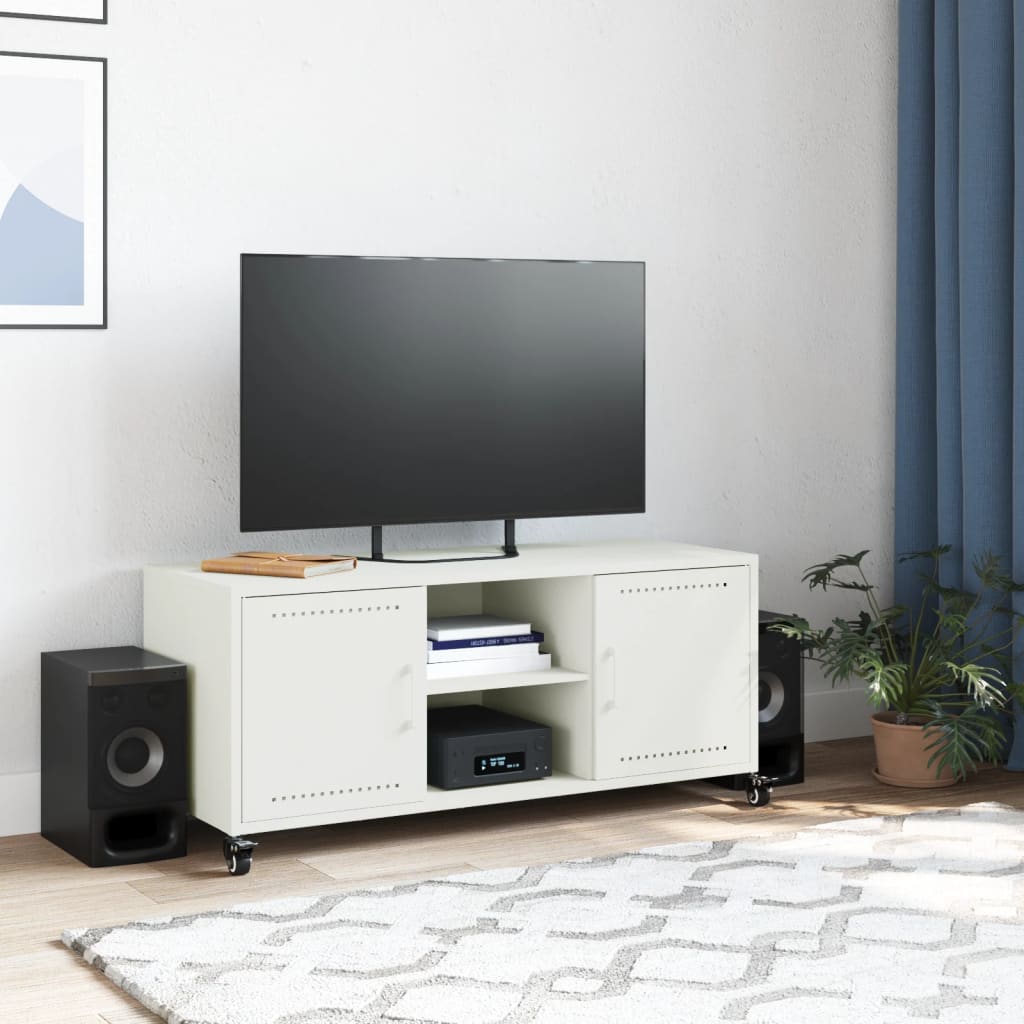 Tv-Bänk 100,5X39X43,5 Cm Stål