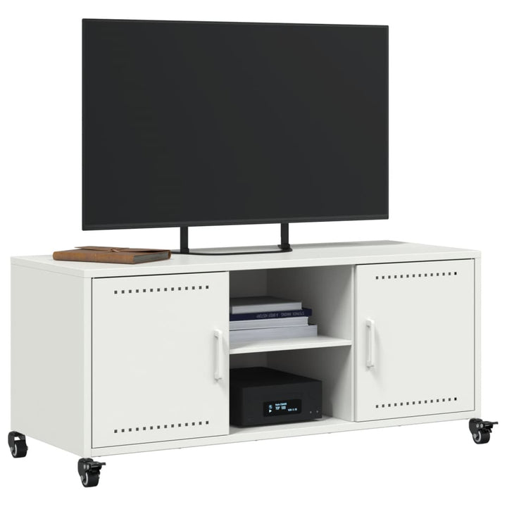 Tv-Bänk 100,5X39X43,5 Cm Stål