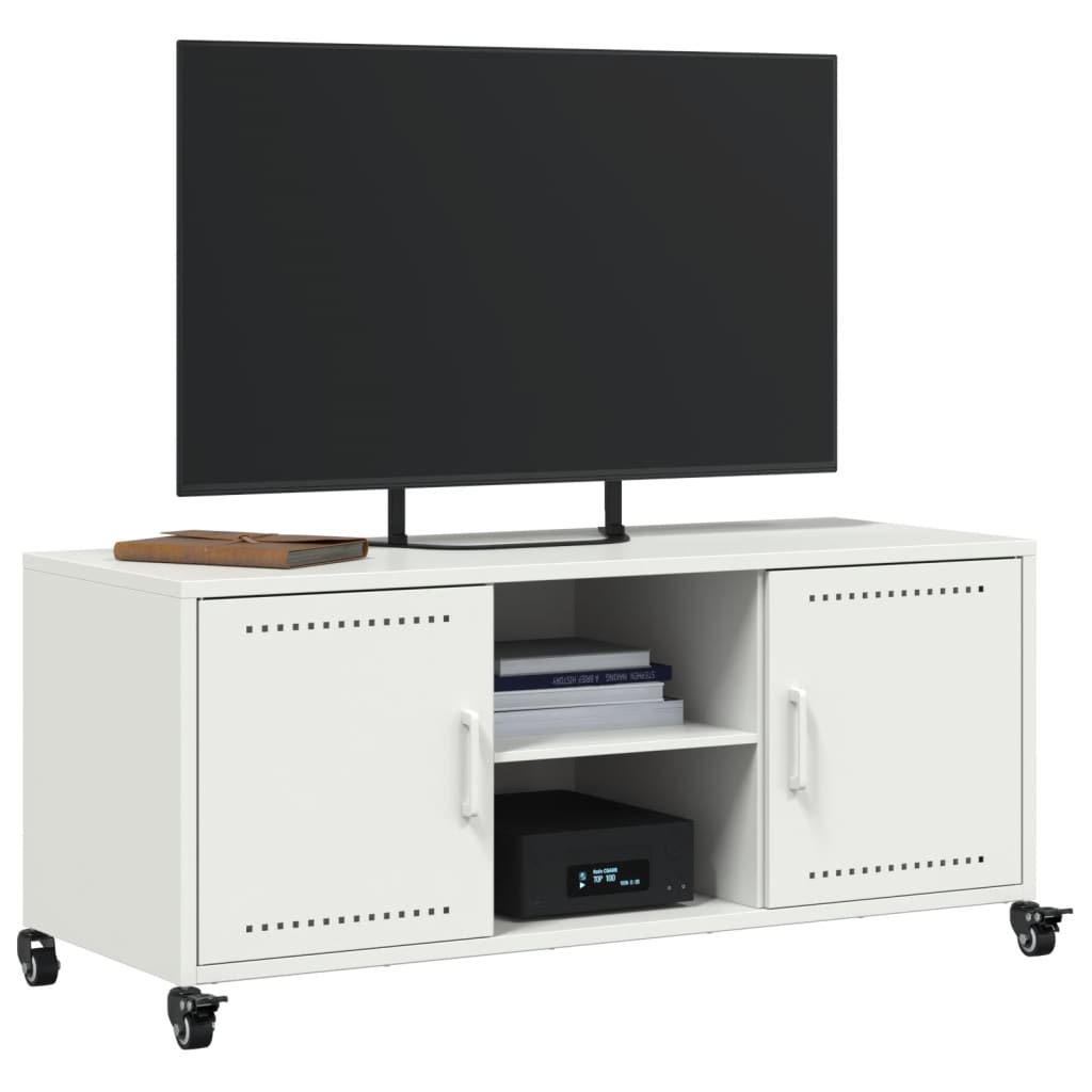 Tv-Bänk 100,5X39X43,5 Cm Stål