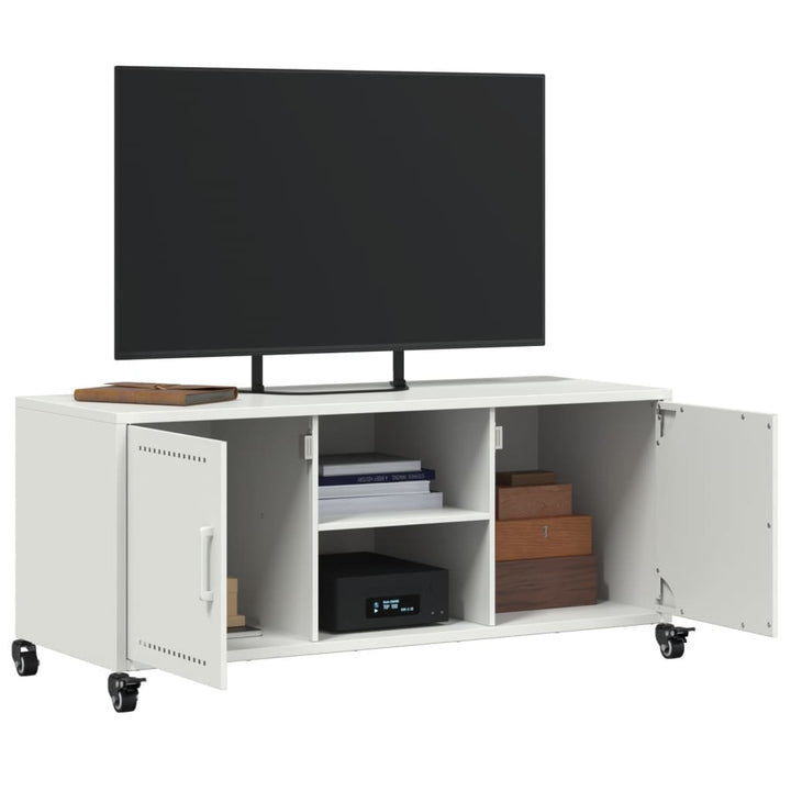 Tv-Bänk 100,5X39X43,5 Cm Stål