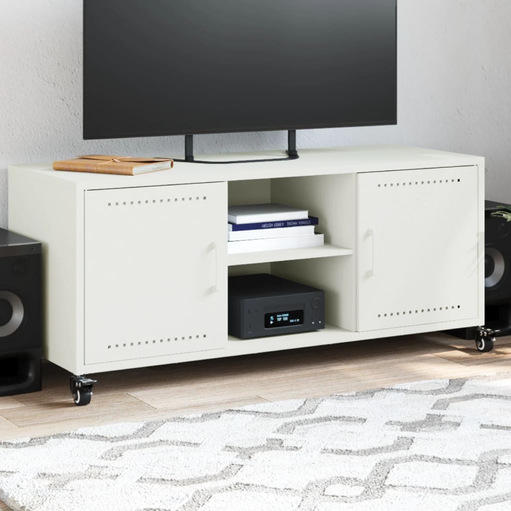 Tv-Bänk 100,5X39X43,5 Cm Stål