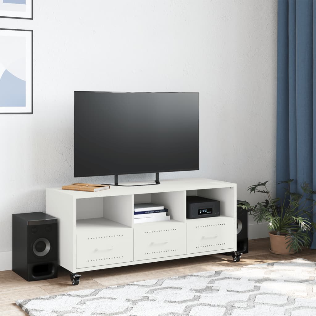 Tv-Bänk 100,5X39X43,5 Cm Stål