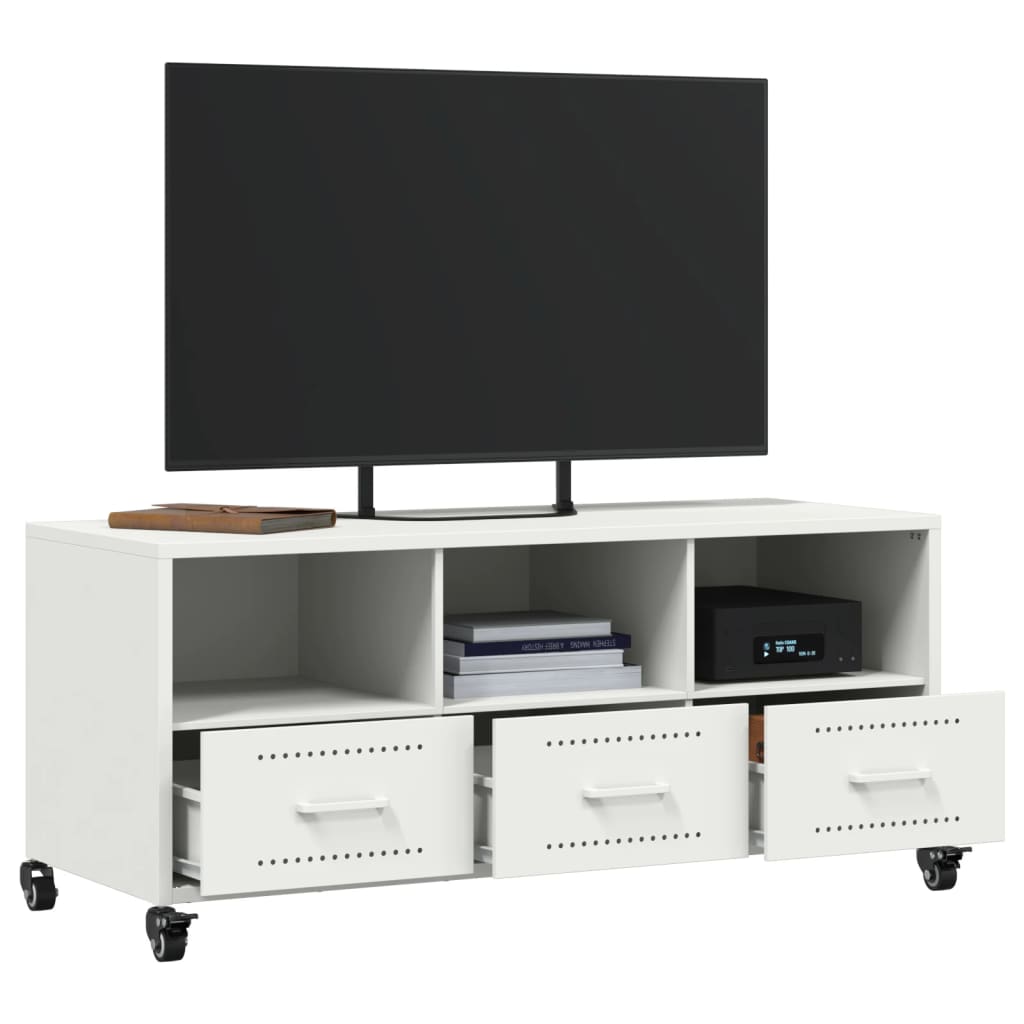 Tv-Bänk 100,5X39X43,5 Cm Stål