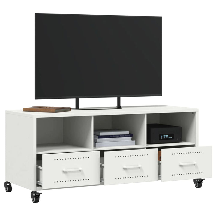 Tv-Bänk 100,5X39X43,5 Cm Stål