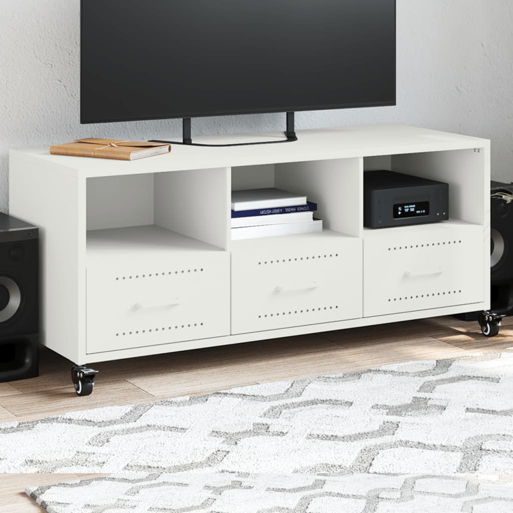 Tv-Bänk 100,5X39X43,5 Cm Stål
