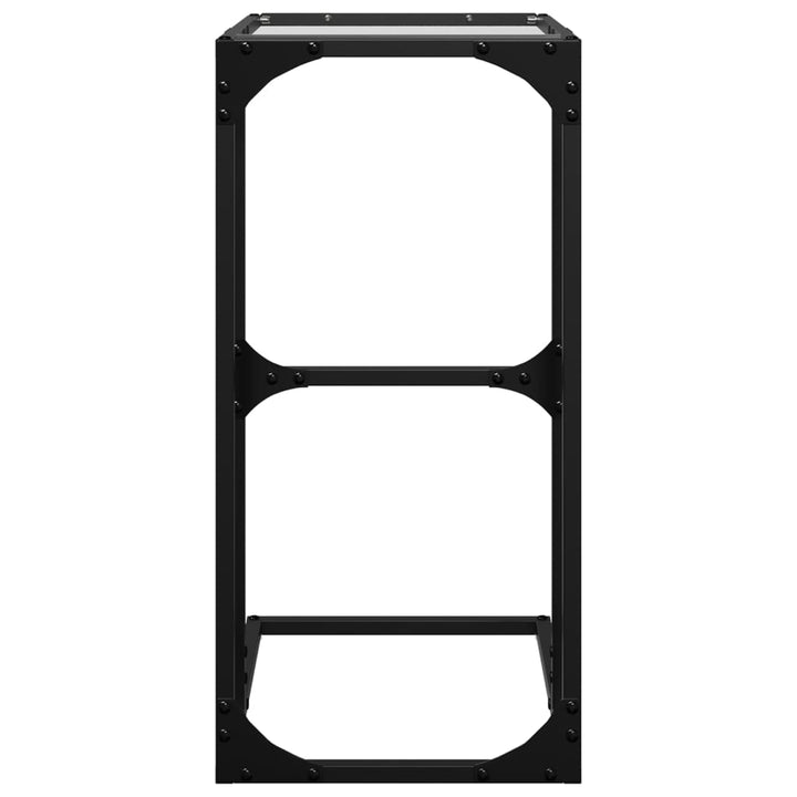 Sidobord Med Glasskiva 40X30X61,5 Cm Stål