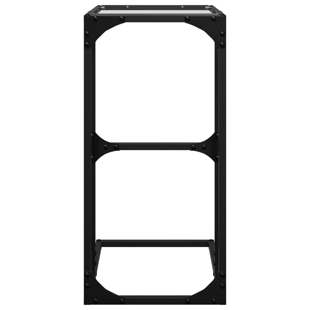 Sidobord Med Glasskiva 40X30X61,5 Cm Stål