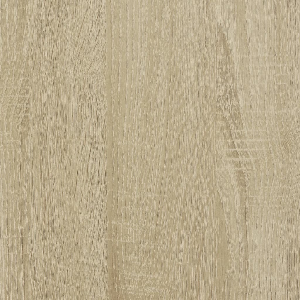 Skänk Med Glasskiva Sonoma-Ek 98X35X81 Cm Konstruerat Trä