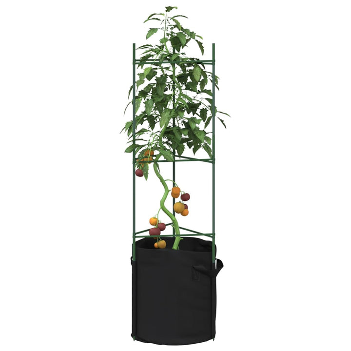 Tomatburar Med Växtpåsar 6 St Stål Och Pp