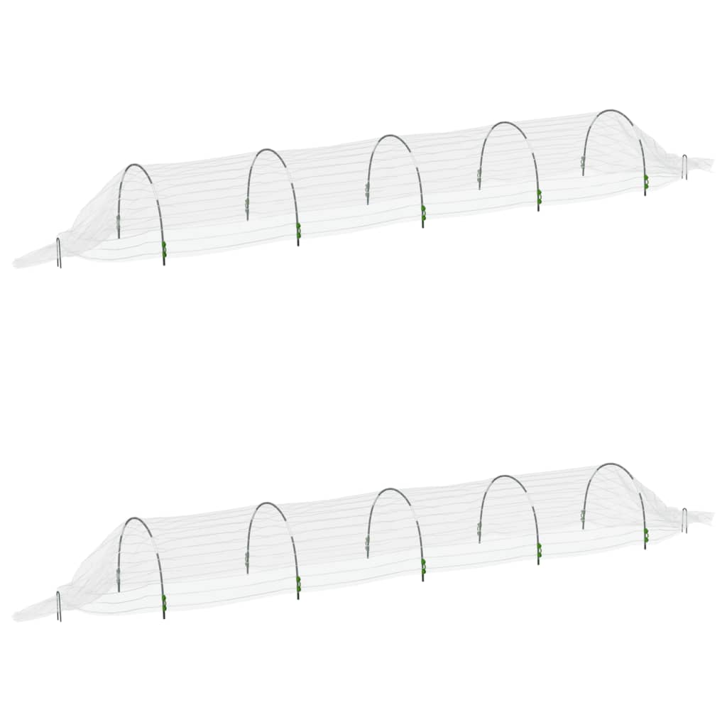Nättunnlar 2 St 1,5X5 M Glasfiber Och Pp