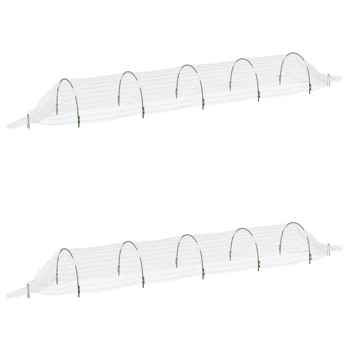 Nättunnlar 2 St 1,5X5 M Glasfiber Och Pp