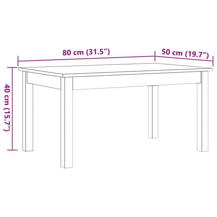 Soffbord Massiv Furu
