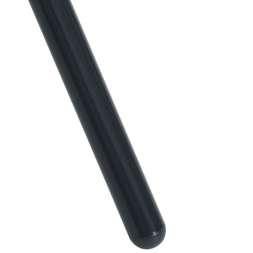 Trädgårdsbord Rund Antracit Ø80X72,5 Cm Pulverlackerat Stål