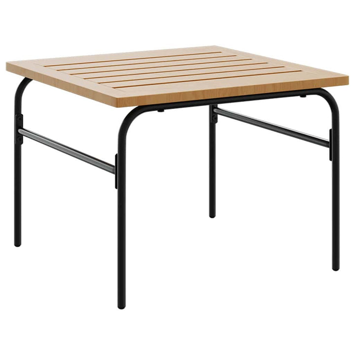Trädgårdsbord 2 St Brunt Och Svart Stål