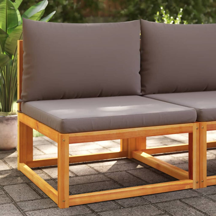 För Trädgården 65X65X29 Cm Massivt Akaciaträ