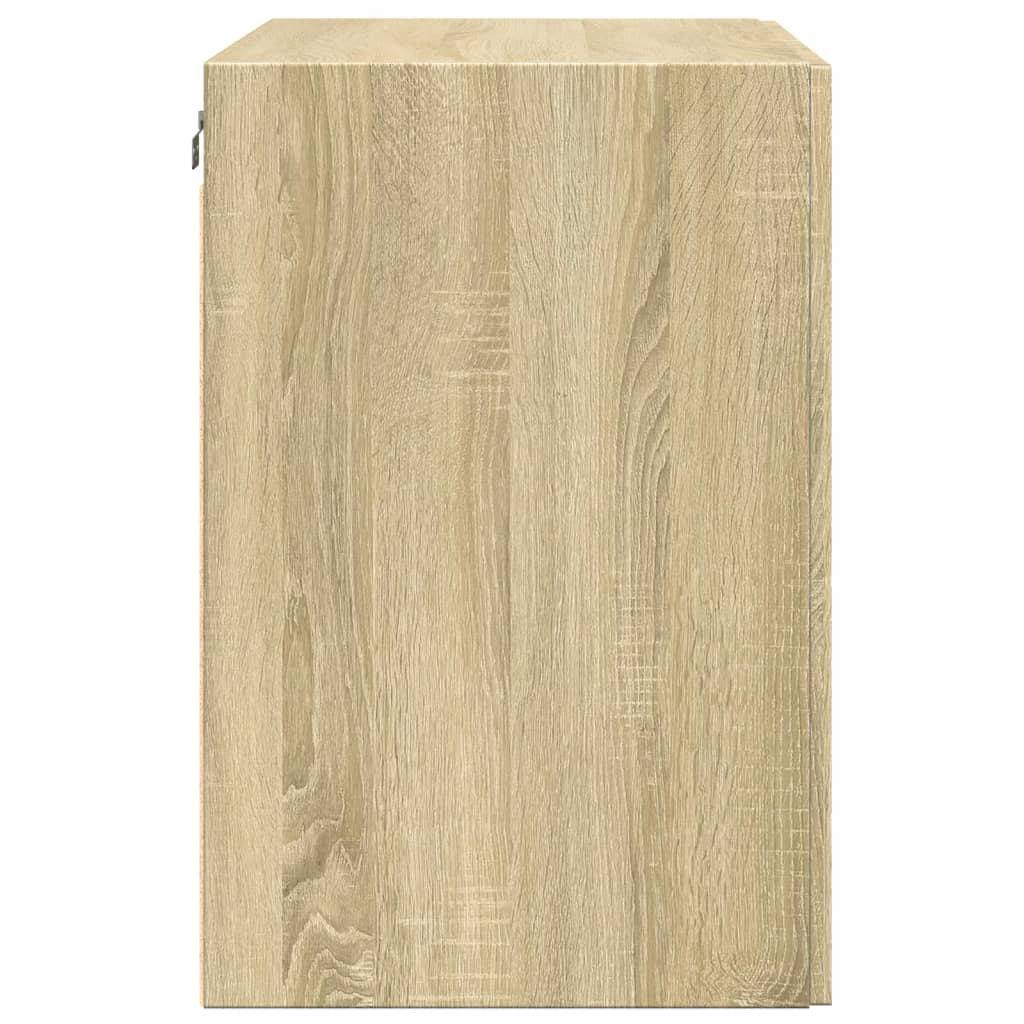 Väggskåp Sonoma-Ek 80X42,5X64 Cm Konstruerat Trä