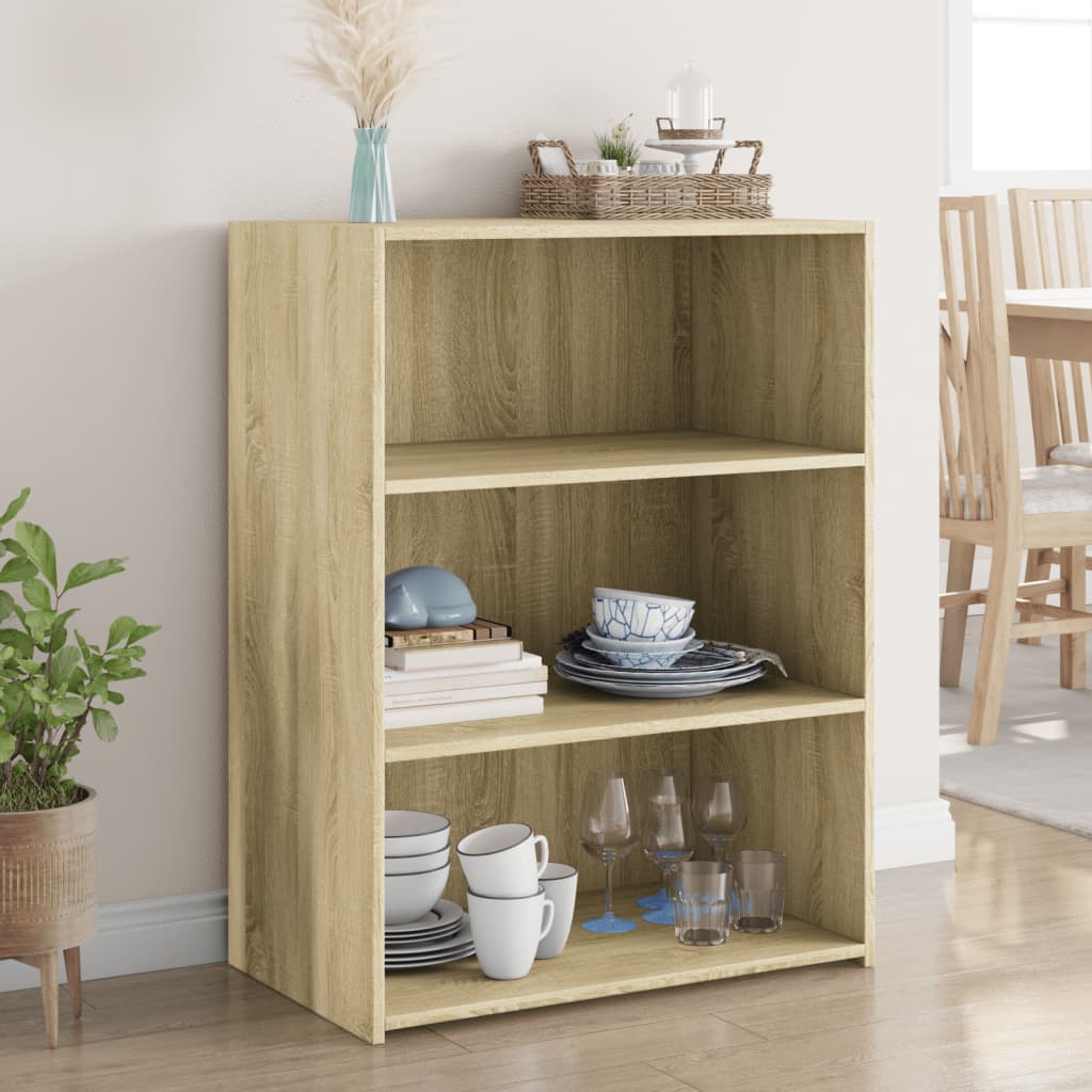 Skänk Sonoma-Ek 70X41X93 Cm Konstruerat Trä