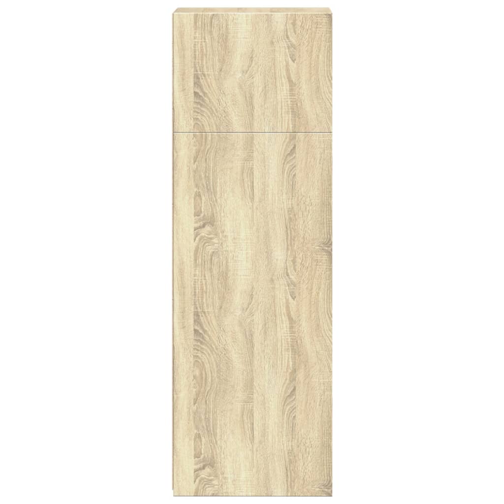 Högskåp Sonoma-Ek 30X41X124 Cm Konstruerat Trä