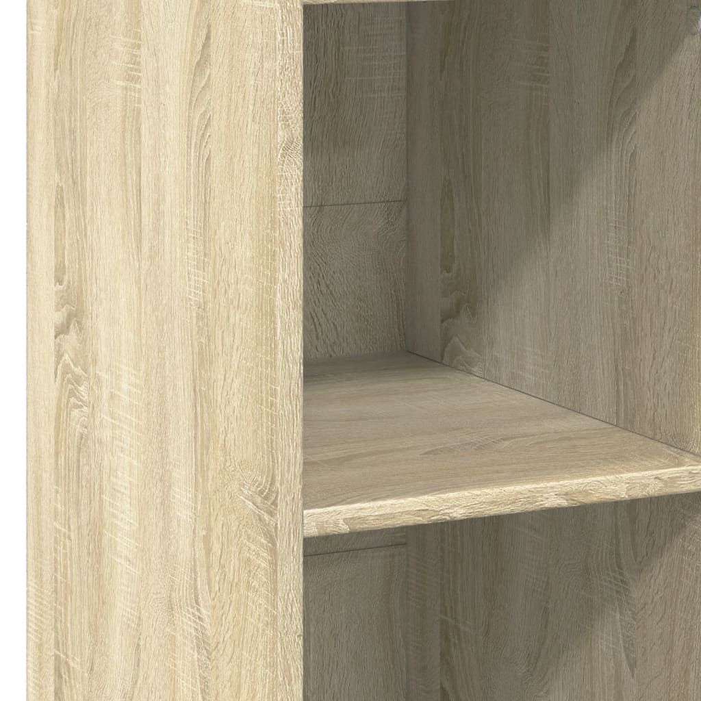 Högskåp Sonoma-Ek 30X41X124 Cm Konstruerat Trä