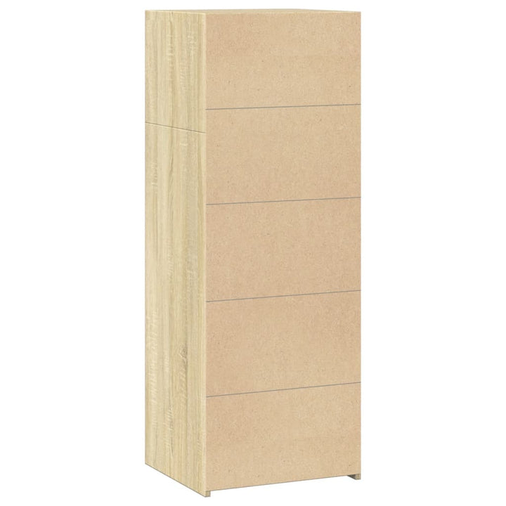 Högskåp Sonoma-Ek 45X41X124 Cm Konstruerat Trä