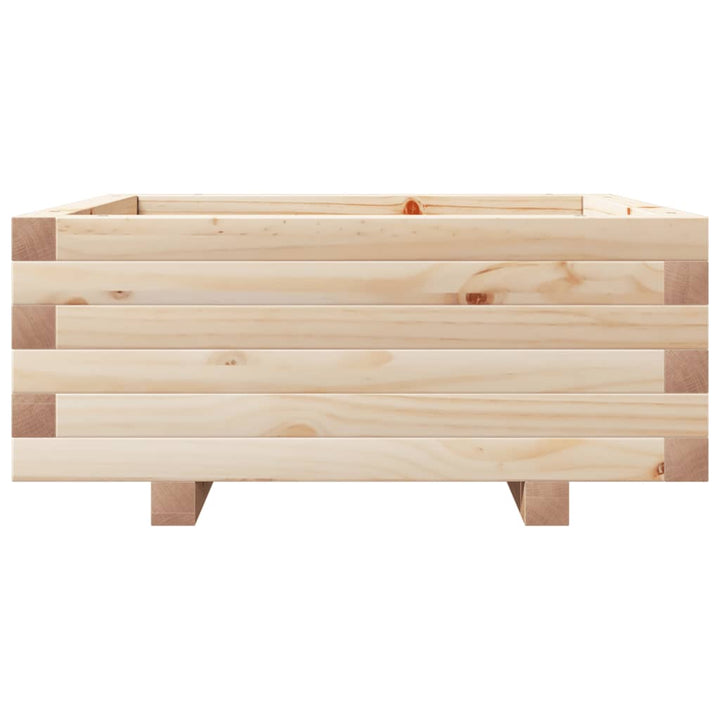 Odlingslåda 60X60X26,5 Cm Massivt Furuträ