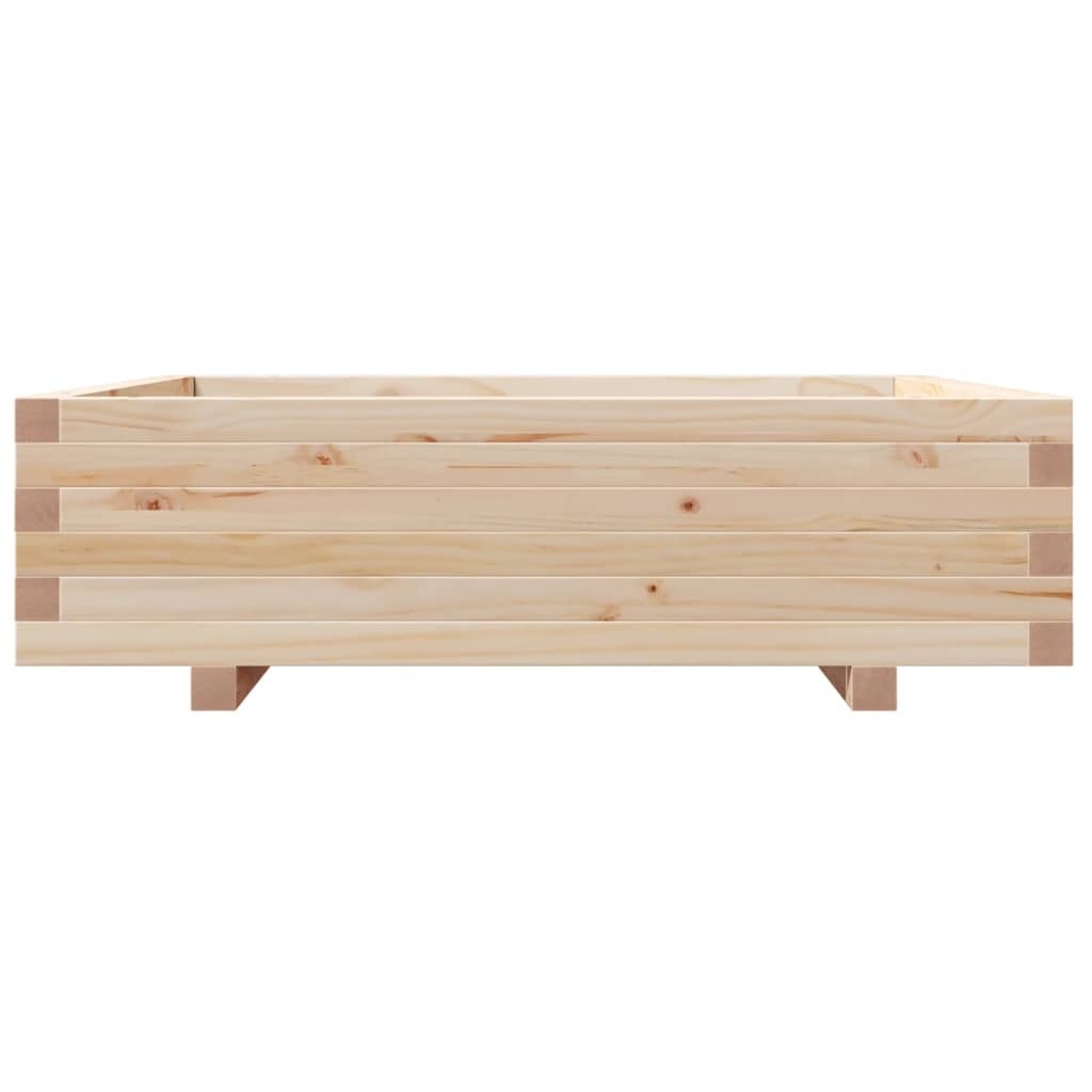 Odlingslåda 90X90X26,5 Cm Massivt Furuträ