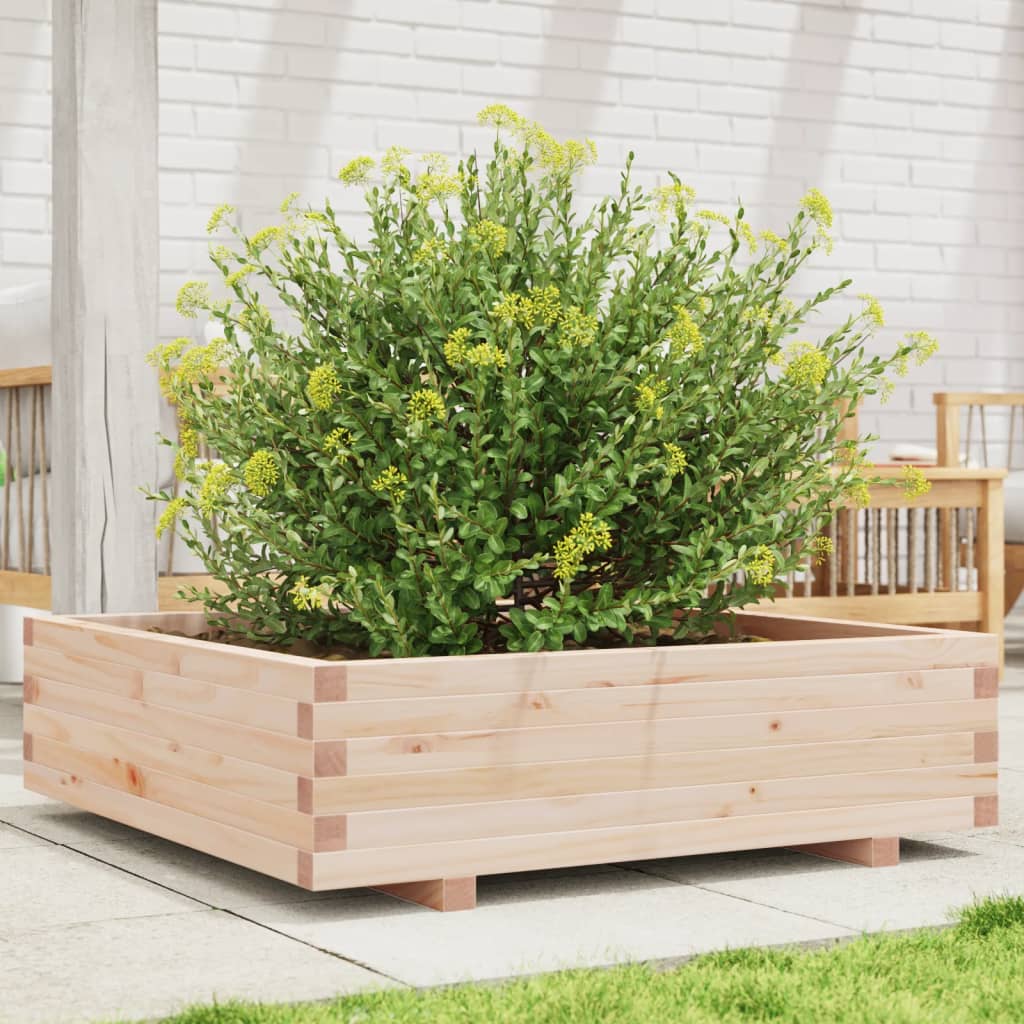 Odlingslåda 90X90X26,5 Cm Massivt Furuträ