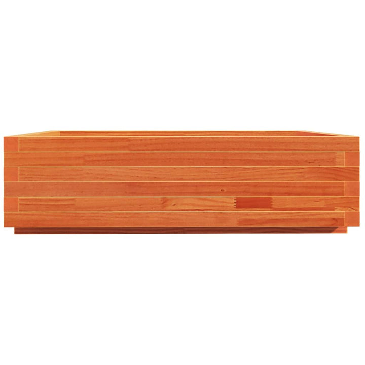 Odlingslåda Vaxbrun 90X90X26,5 Cm Massiv Furu