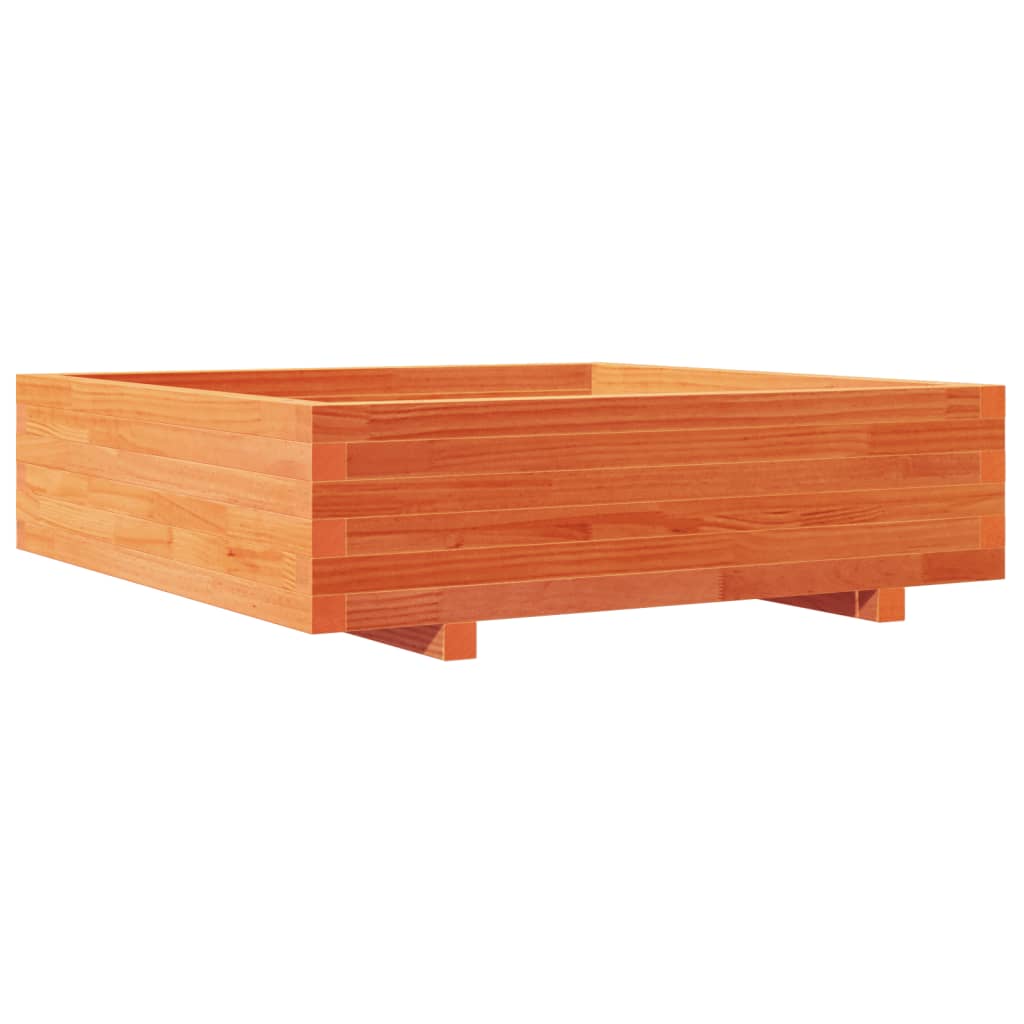 Odlingslåda Vaxbrun 90X90X26,5 Cm Massiv Furu